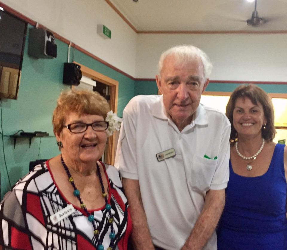 Jim and Barbara Henry with Wendy Boglary